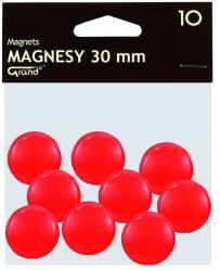 GRAND Táblamágnes GRAND 30 mm piros 10 darabos (130-1695) - vectraline