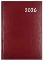 Alisca Határidőnapló ALISCA A/5 napi fehér lapos bordó 2027 (260601/BO) - vectraline