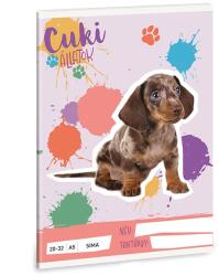 Ars Una Füzet sima ARS UNA A/5 32 lapos 20-32 Cuki-Harlekin tacskó (53614964)