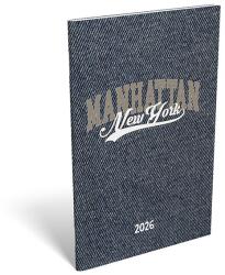 Lizzy Card Zsebnaptár LIZZY CARD A/6 heti papírborítós Manhattan New York 2026 (21709) - vectraline