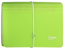 OPALINE Harmónika mappa OPALINE DL 13 részes gumis zöld (2-491) - vectraline