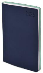 TopTimer Határidőnapló TOPTIMER Madeira M021 A/5 napi fehér lapos kék-türkiz 2026 (T021M-04T) - vectraline