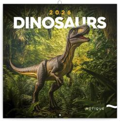 REALSYSTEM Lemeznaptár REALSYSTEM 300x300mm Dinosaurs 2026 (6097-DI) - vectraline