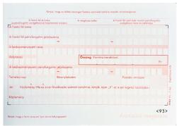  Nyomtatvány átutalási megbízás íves - vectraline