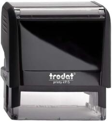 TRODAT Bélyegző TRODAT Printy 4.0 4915 fekete ház kék párna (4915/F K) - vectraline