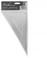 WEBER'S Vonalzó WEBER`S 60 fokos egyesével csomagolt (39RU60B) - vectraline