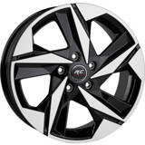 RC RACING RC-307 Fekete polírozott 4/100 15x6 ET40 67, 1 - 4sgumi