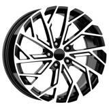 KORMETAL DY817 Gloss Black Full Polished 5/112 17x7, 5 ET40 66, 45 - 4sgumi