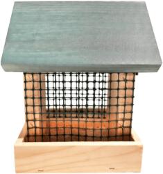 Hazai kert Madáretető Rácsos Akasztható 20x24x26 Cm Fenyőfa