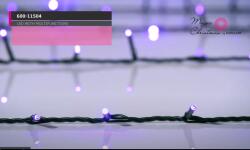 EUROLAMP Fényfüzér Kül- és Beltéri 100 Led Lila 8 Funkciós Memoriás Ip44 Zöld Kábel (600-13177)