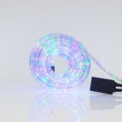 EUROLAMP Fénycső Kül- és Beltéri, 6m 24 Led/m, Multicolor, 8 Funk, átlátszó Kábel, Ip44 (600-22112)