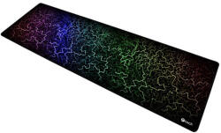C-TECH Mousepad gaming C-TECH ANTHEA ARC XL, colorat, pentru gaming, 900x270x4mm, margini cusute Mouse pad
