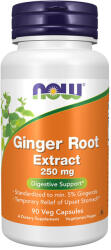 NOW Ginger Root Extract 250 mg 90 comprimate