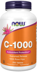 NOW C-1000 eliberare sustinuta 250 comprimate