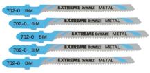 Dewalt dekopírfűrészlap, fém, T118EOF, 1, 5-4mm, 5db (DT2054-QZ)