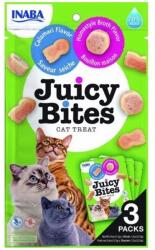 Inaba Foods Recompense Pentru Pisici Juicy Bites Cu Aroma De Calamar Si Supa De Casa, 3 x 11.3 g