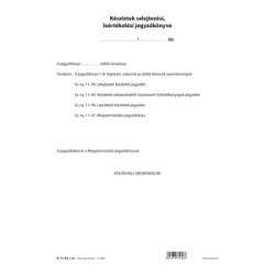 Pátria Készletek selejtezési leértékelési jegyzőkönyve A/4 álló
