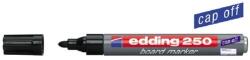 edding "250" 1-3 mm kúpos fekete tábla- és flipchart marker (4-250001)