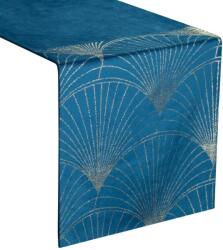 Eurofirany Dekoratív futó/szalag BLINK-14 35x220 Eurofirany tengerészkék, ventilátorokban (390105)