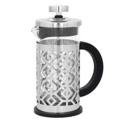 ramiz Stílusos kávé- és teakészítő - 600 ml, üveg és fém kombinációval (LUT1472)