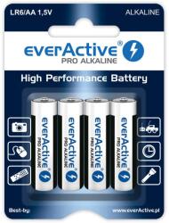 everActive 4 darab R6 AA alkáli elemkészlet, everActive Pro Alkaline