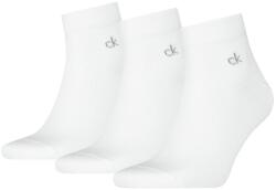 Calvin Klein CALVIN KLEIN, Rövid szárú logós zokni szett - 3 pár, Törtfehér, 43-46 (701234209-004-43-46)