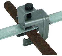 DEHN VK DB 6.20 8.10 FL30 BSB STBL Nyomó-kengyelkapocs St/feketeacél D 6-20 mm-hez vagy Fl 30x3-4 mm-hez 308031 (308031)
