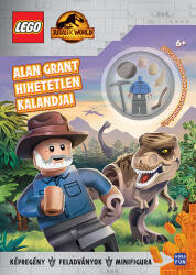  LEGO Jurassic World - Alan Grant hihetetlen kalandjai - minifigura! (SGY-9789636030896-XX)