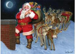 Cobble Hill 350 db-os Family puzzle - Up on the Rooftop (54629) (54629)