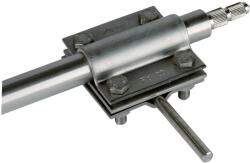 DEHN 610020 Földelőrúd csatlakozókapocs NIRO (V4A) D 20 mm-hez Rd 7-10 mm-hez Fl -40 mm-hez, 35-70 mm2-es sodronyokhoz AK TE 20 7.10 FL40 V4A (610020)