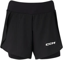 CCM Training 2in1 Black Női rövidnadrág M