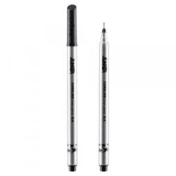 Junior Tűfilc Caroline 0.4 mm fekete (130359) (130359)