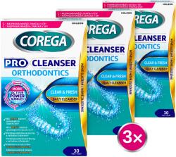 Corega Pro Cleanser Orthodontics, 3×30 darab
