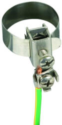 DEHN Szalagföldelő bilincs 1/2-3/4 colos (10-27mm) L: 135mm, 2 x 2, 5-10 mm2 V2A, NIRO 540920 DEHN (540920)