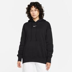 Nike Női szabadidős cipzár nélküli pulcsi Nike W NSW PHNX FLC OS PO HOODIE W fekete DQ5860-010 - XS-T