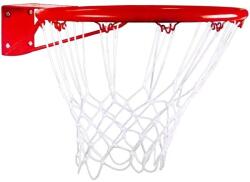  Fém kosárpalánk, 45 cm átmérőjű, piros, ideális kültéri terekhez (JM1064471)