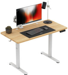 Mark Adler Állítható magasságú elektromos íróasztal 120x60 cm craft white (MA-LEADER-6-9-WHITE)