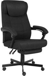 Mark Adler Főnöki irodai forgószék , lábtartóval, masszázs funkcióval fekete (MA-BOSS-5-3-BLACK)
