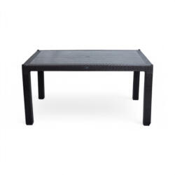  Rattan asztal 150x90cm antracit (BT18)