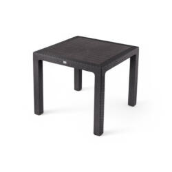  Rattan asztal barna, 90x90cm (BT13)