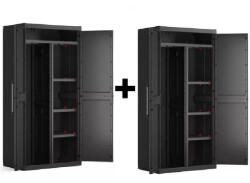 Keter 2db Detroit XL Utility osztott műanyag szekrény AKCIÓS