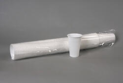 Party pohár műanyag 2dl 100db/cs fehér PP (50-0006)