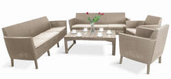 Keter Salemo Big Family 8 személyes kerti bútor szett cappuccino