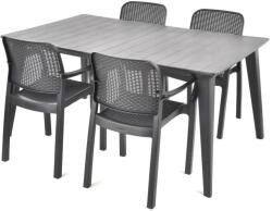 Keter 4 személyes étkező grafit