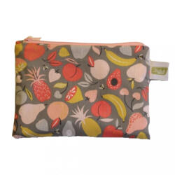 Cibi Újratasak - szürke alapon gyümölcsök