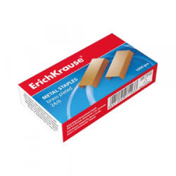 ErichKrause Tűzőkapocs 24/6 1000 db/doboz rézszínű (7143) (7143)