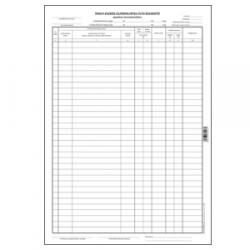 Pátria Tárgyi eszköz leltárfelvételi ív és összesítő A/3 álló