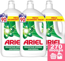 Ariel Mountain Spring folyékony mosószer 3x4, 05L [270 mosás]
