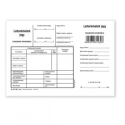 Pátria Leltárfelvelvételi jegy készletek felvételére 100 lapos tömb A/5 fekvő