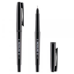 Junior Tűfilc Microline 0, 1 mm fekete (130380) (130380)